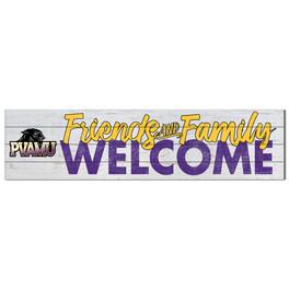Jardine - Prairie View A&M Panthers 10'' x 40'' Friends & Family Welcome Sign - White