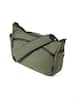 Front. ALPAKA - Flight Satchel 11L Messenger & Crossbody Bag for Work Travel, Fits 12.9" Tablet, Luggage Pass-Through - Green Axoflux 210D.