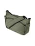 ALPAKA - Flight Satchel 11L Messenger Bag for Work & Travel, Fits 13" Laptop, Bottle Pocket, Luggage Pass-Through - Green Axoflux 210D