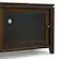 Alt View 5. Simpli Home - Cosmopolitan 48W Low TV Stand with Sliding Glass Doors - Mahogany Brown.