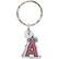 Front. WinCraft - Los Angeles Angels Metallic Freeform Acrylic Keychain - Multicolor.