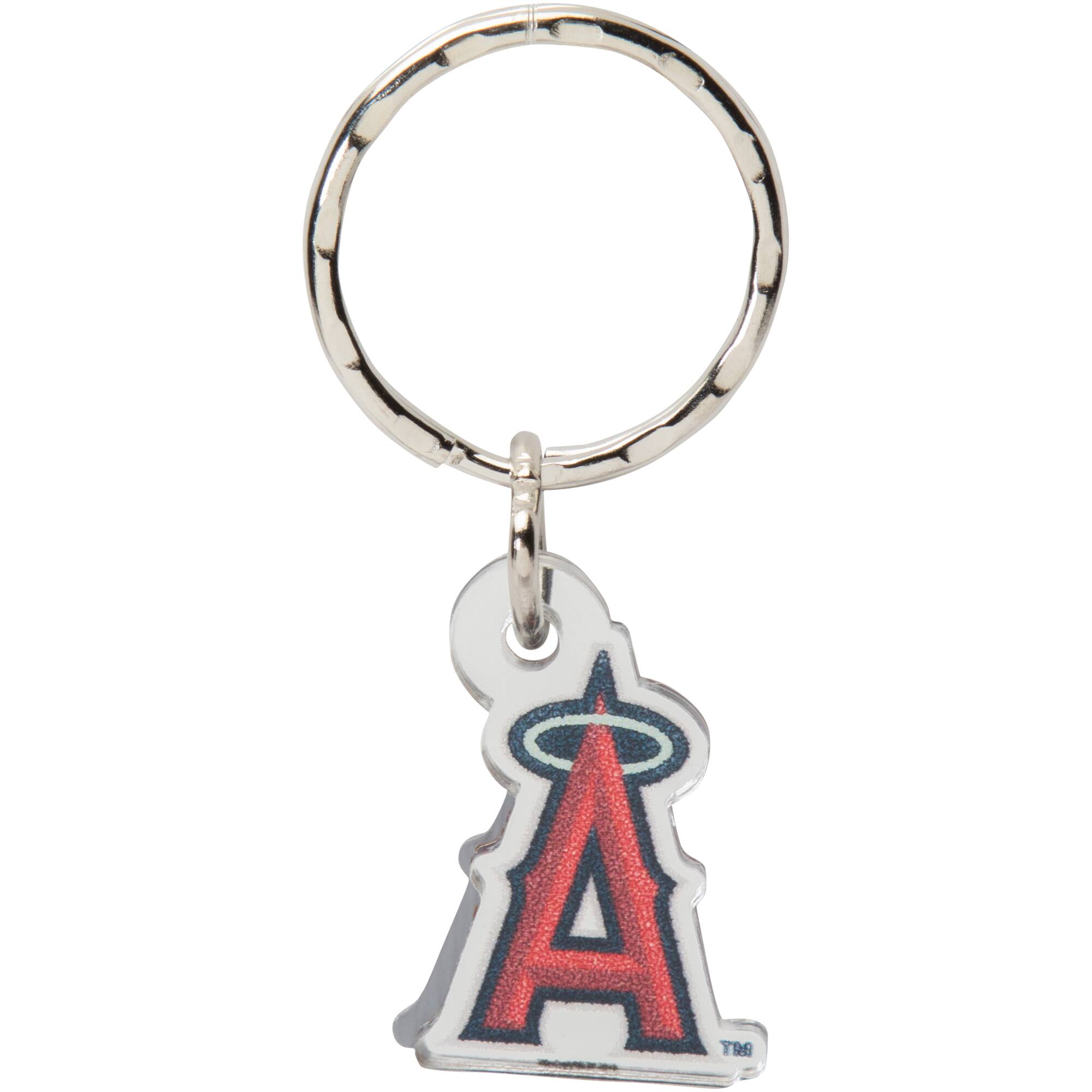 Front. WinCraft - Los Angeles Angels Metallic Freeform Acrylic Keychain - Multicolor.