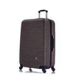 InUSA - Royal lightweight hardside Spinner Luggage 28" - Brown