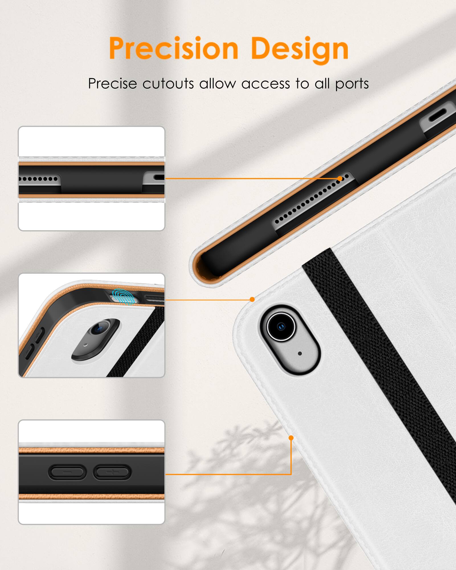 Precision Design  
Precise cutouts allow access to all ports