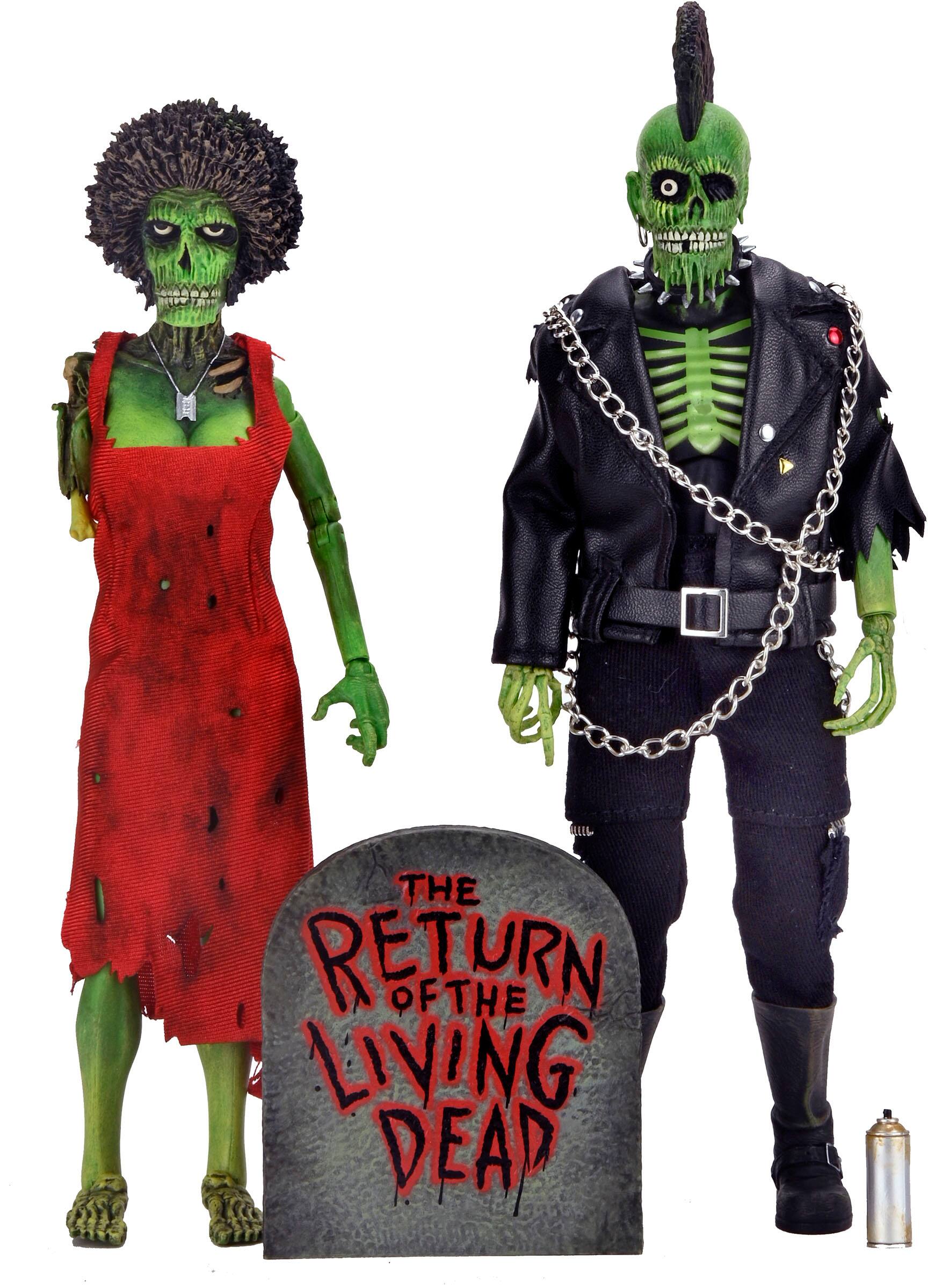 NECA - Return of the Living Dead 8" Clothed Action Figure - Zombie Trash and Suicide