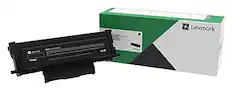 Front. Lexmark - High Yield Toner Cartridge, Prints Up to 3,000 Pages - Black.