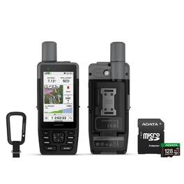 Garmin - GPSMAP H1 Premium Handheld GPS Navigator Bundle with 128GB MicroSD Card