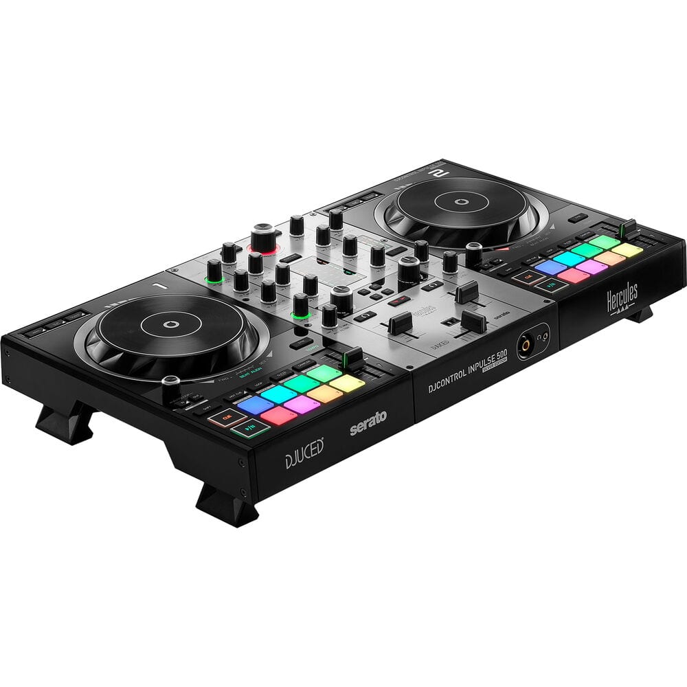 Hercules - DJControl Inpulse 500 DJ Software Controller, Limited Silver Edition