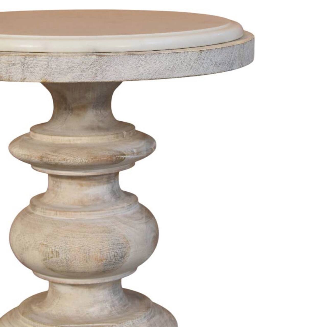 Back. Artisan Furniture - Artisan Furniture Solid Wood The Bellis Marble Accent Table - Grey.