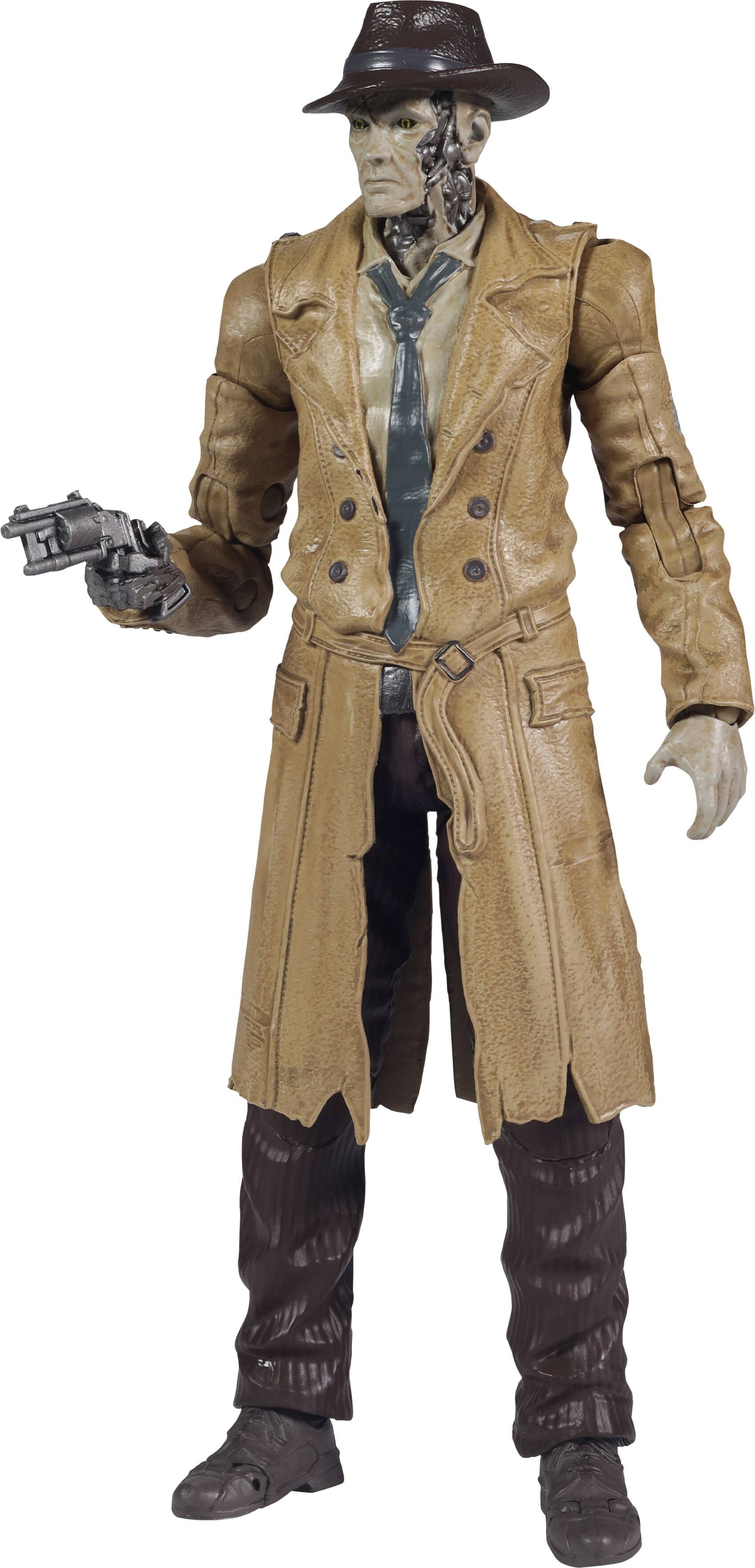 Angle. McFarlane Toys - Fallout Nick Valentine 7.1" Action Figure - McFarlane Gaming Edition.
