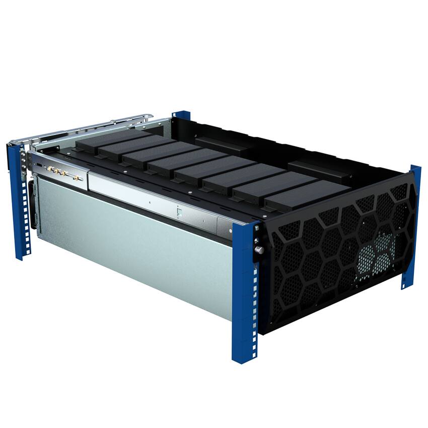 Alt View 10. RackSolutions - RackSolutions 5U HyperShelf for 8 Dell Precision 3260 Compact Workstation - Black.