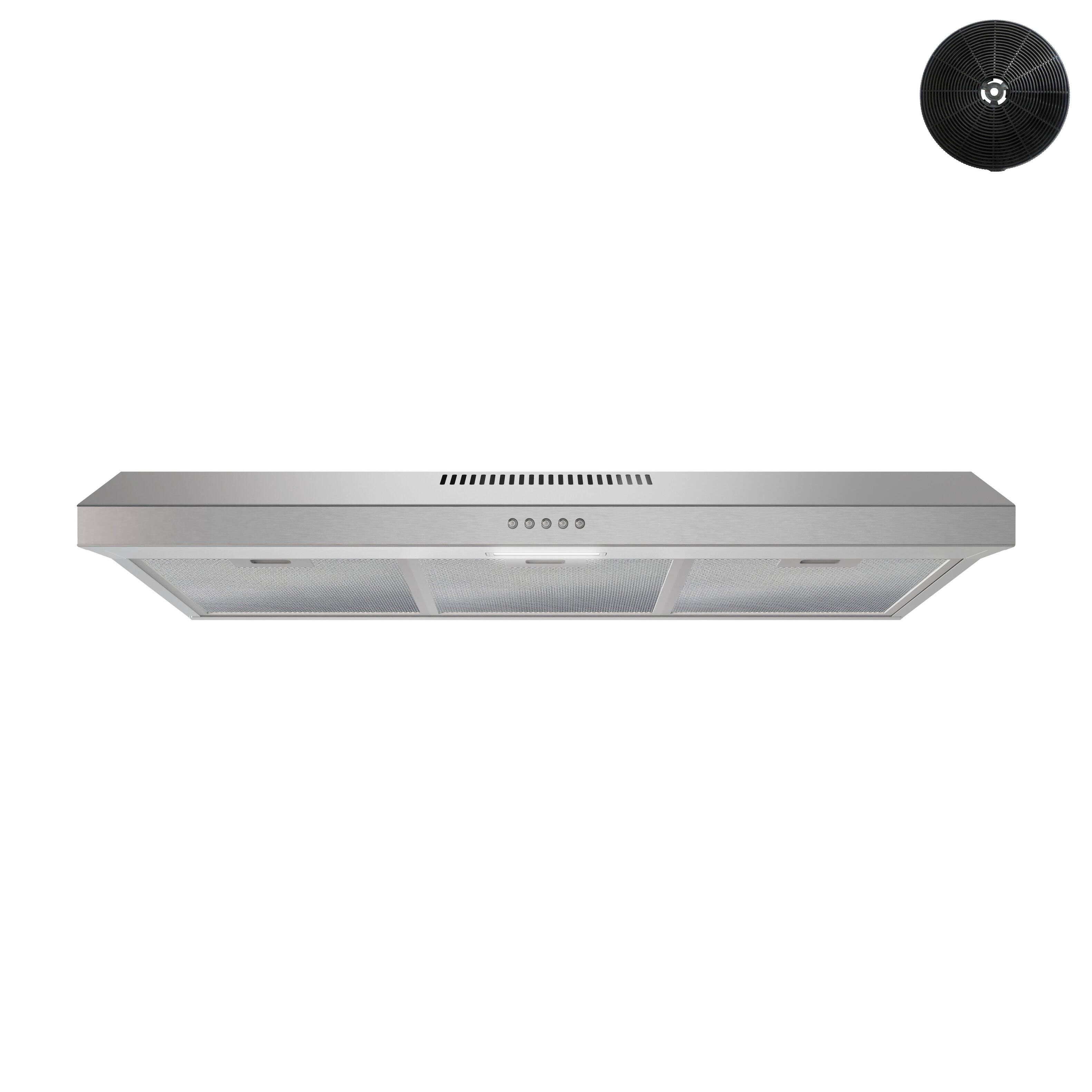 Streamline - 36 inches - Convertible - Under cabinet Range Hood - Brushed Stainless Steel