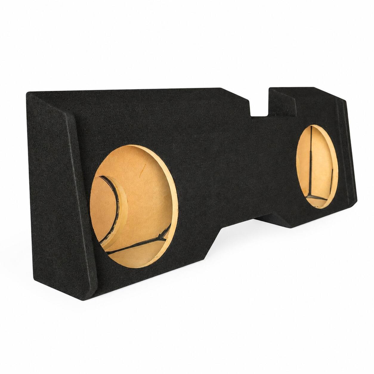 Alt View 1. SoundBox - SoundBox LCE-GC019/12D, Chevy Silverado / GMC Sierra Crew Cab Dual 12 Subwoofer Enclosure, 2014-2018.