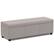 Front. Simpli Home - Avalon Extra Large Storage Ottoman Bench - Cloud Grey.