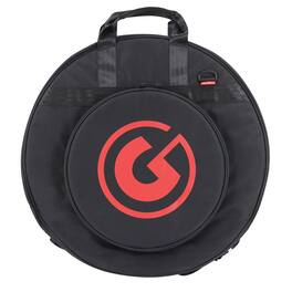 Gibraltar Hardware - 24" Pro Fit Deluxe Cymbal Bag with Backpack Straps, Compression Molded Padding & Water Resistant Exterior