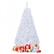 Alt View 1. Costway - 5Ft Artificial PVC Christmas Tree W/Stand Holiday Season Indoor Outdoor - White.