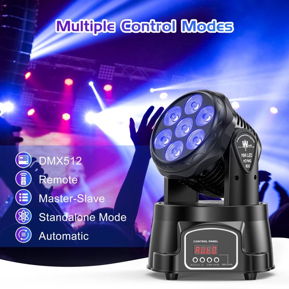 Multiple Control Modes

- DMX512
- Remote
- Master-Slave
- Standalone Mode
- Automatic