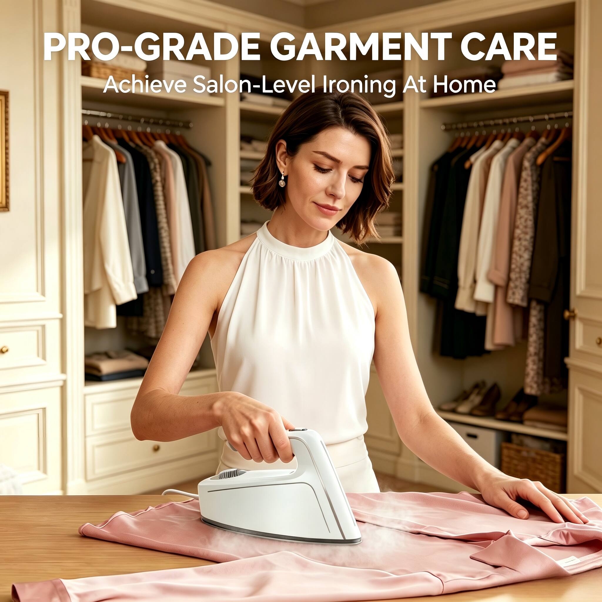 PRO-GRADE GARMENT CARE  
Achieve Salon-Level Ironing At Home