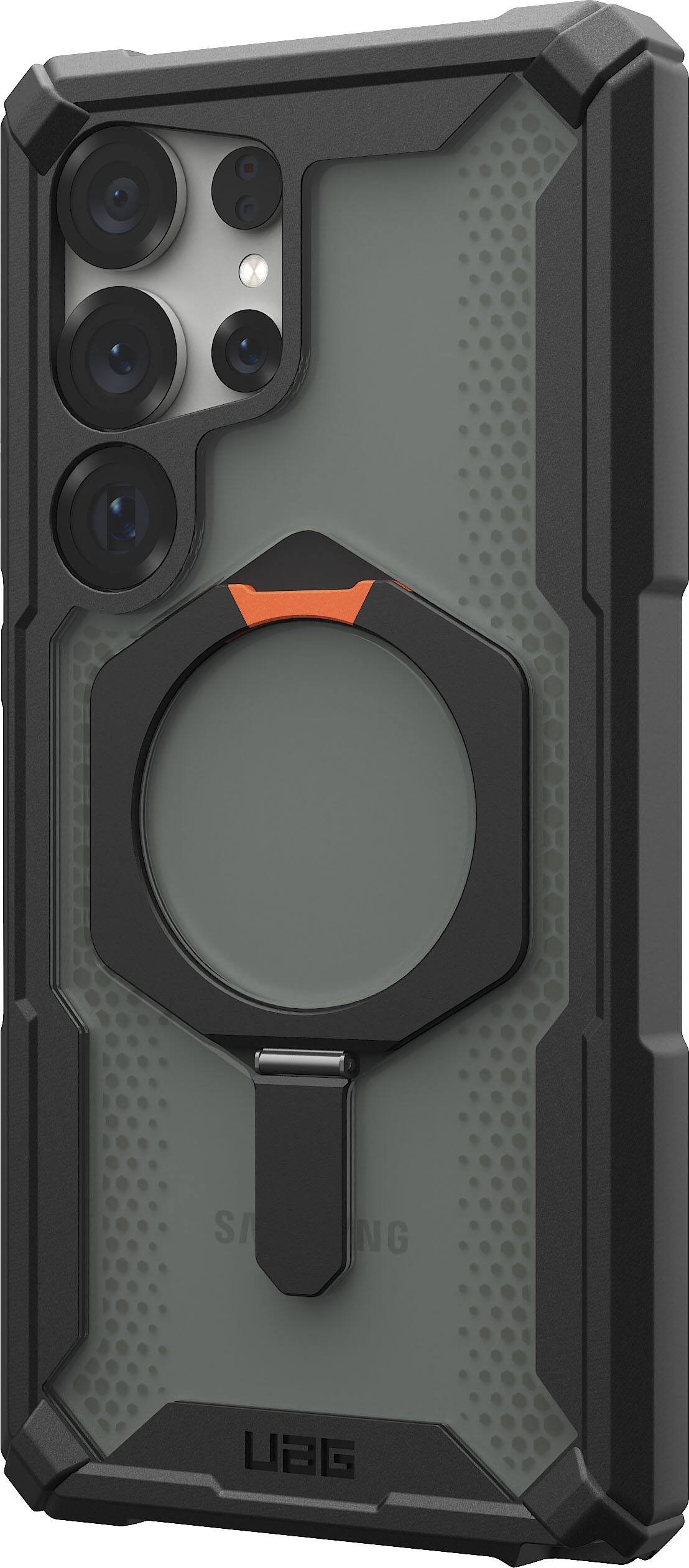 Alt View 14. UAG - Plasma XTE w/Magnet for Galaxy S25 Ultra - Black/Orange.