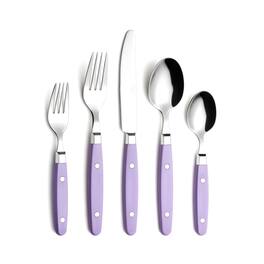 Furno Fusion - Flatware Set With Rivet Handle - Lilac