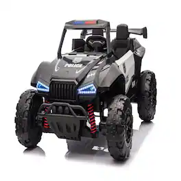Ropilly - 24V 2 seater ride on car 4x4 off-road UTV toy White