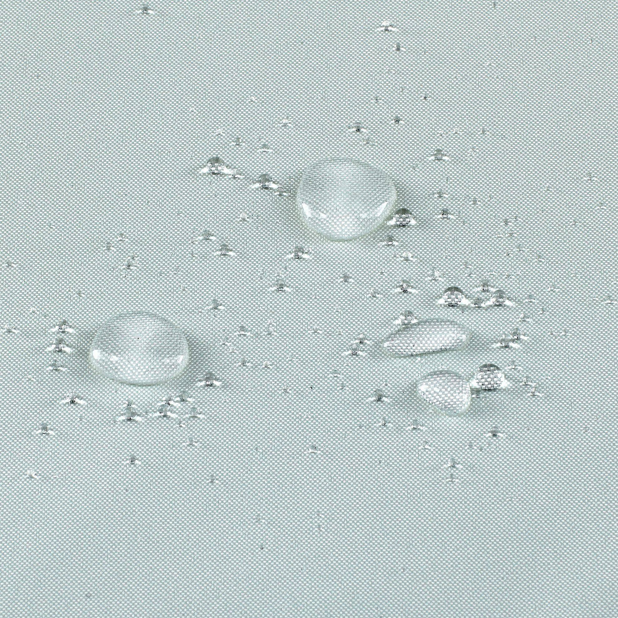 Left. Kate Aurora - Kate Aurora Living Hotel Collection Mold & Mildew Resistant Fabric Shower Curtain - Seamist - Seamist.