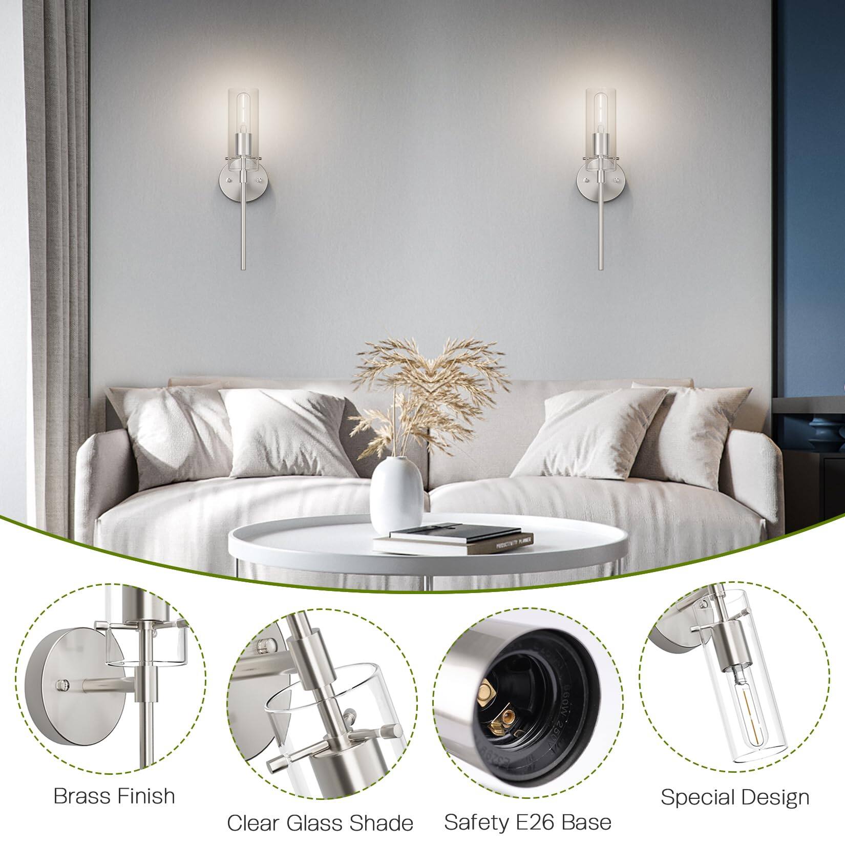 - Brass Finish
- Clear Glass Shade
- Safety E26 Base
- Special Design