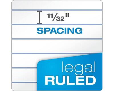 11/32" SPACING  
legal RULED