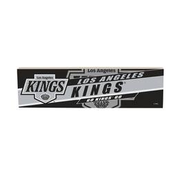 Evergreen Enterprises - Los Angeles Kings 5" x 18" Shadow Logo Wood Mantle Sign - Multicolor