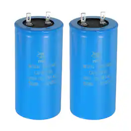 Unique Bargains - 2pcs Motor Start Capacitor, 500uf 300V CD60 Starting Running for AC/ Electric Motor