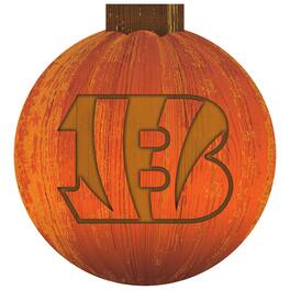 Fan Creations - Cincinnati Bengals 12'' Pumpkin Sign - Orange