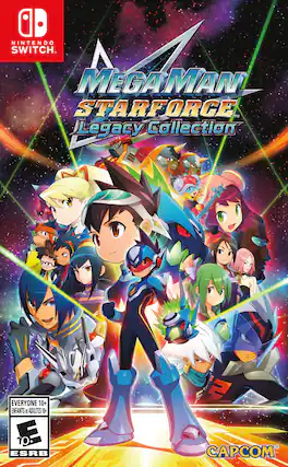 Nintendo Switch. Mega Man Starforce Legacy Collection. Everyone 10+. Enfants et Adultes 10+. ESRB. Capcom - E (Everyone)