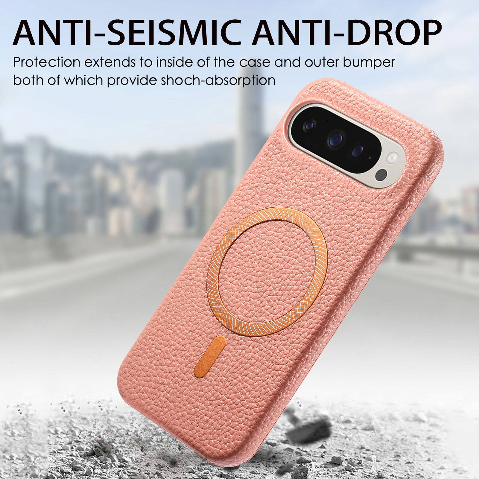 ANTI-SEISMIC ANTI-DROP  
Protection extends to inside of the case and outer bumper both of which provide shock-absorption