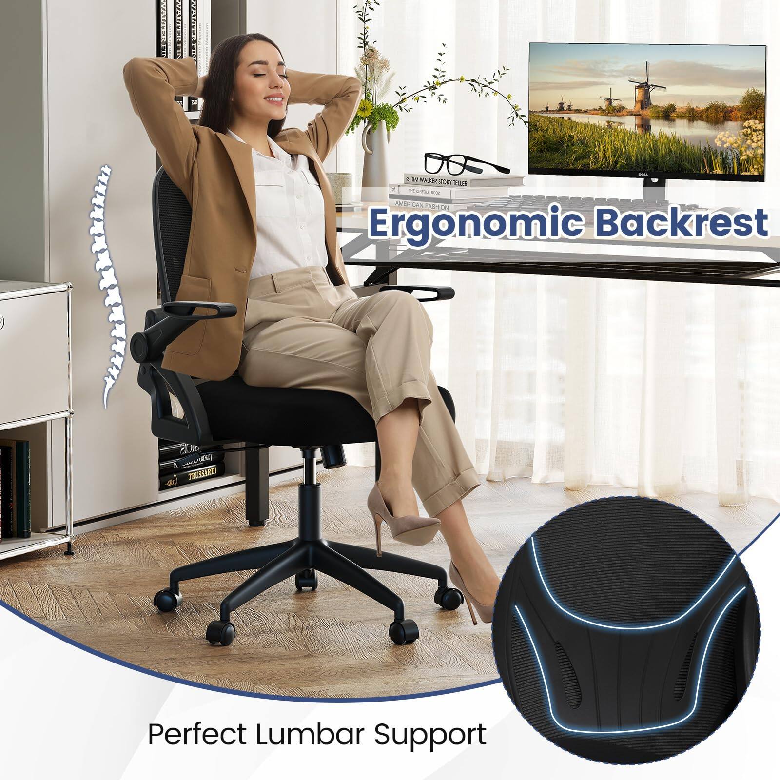 ARLL AUTEAR  
To TA ZORT BLIT 3 - - AMERICAN FASHION  
Ergonomic Backrest  
T3AS Perfect Lumbar Support