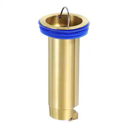 Front. Unique Bargains - Odor Proof Floor Drain, 3.5" Brass Floor Drain Cover Shower Plug Drain Backflow Preventer for Pipes Tubes Bathroom - Gold.
