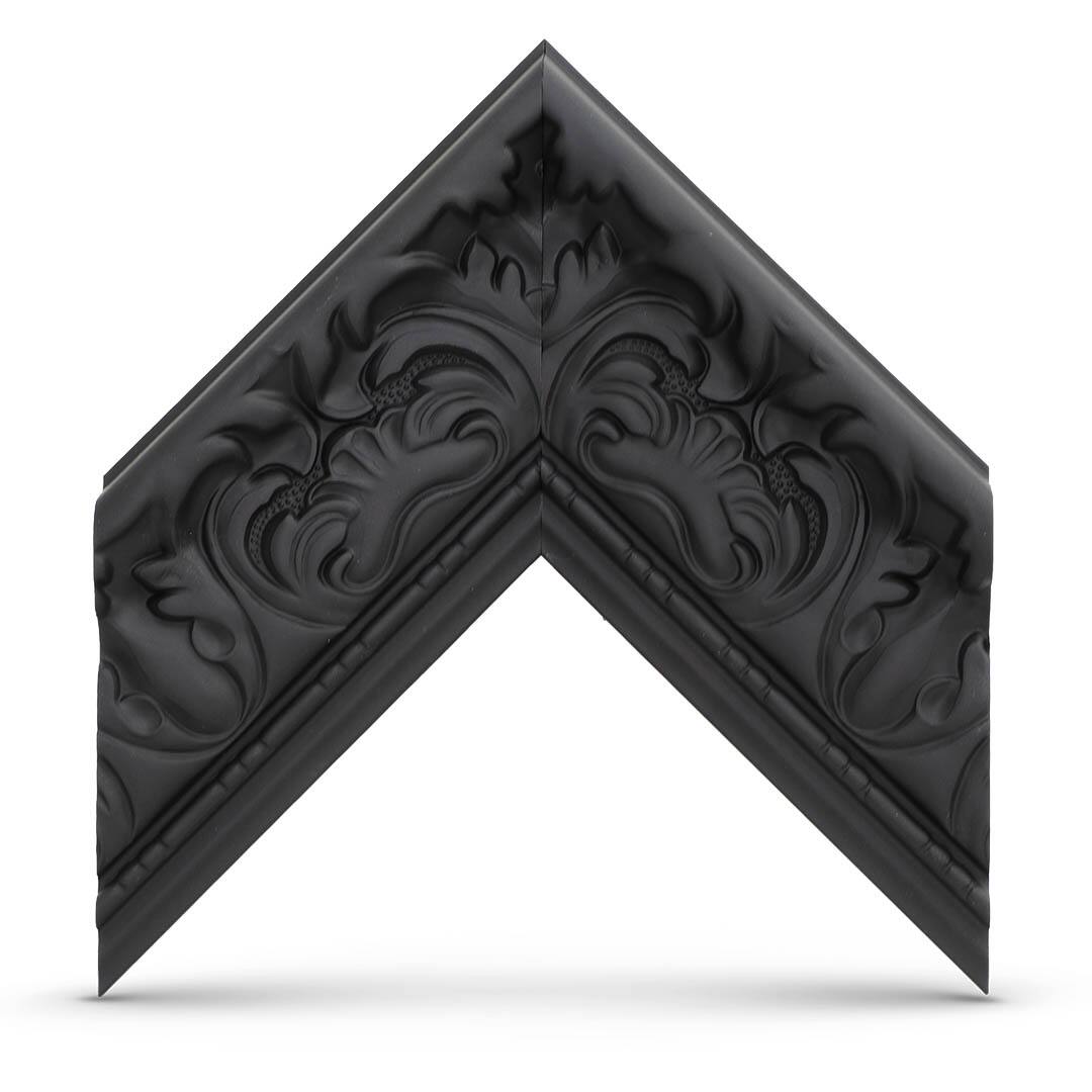 Alt View 11. Deco TV Frames - Premiere Bezel for Samsung the Frame TV - 32" - Tuscan Matte Black.