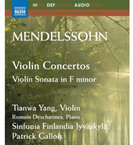 WYUN NAXOS HIGH DEFINITION AUDIO DISC A6

MENDELSSOHN

Violin Concertos  
Violin Sonata in F minor

Tianwa Yang, Violin  
Romain Descharmes, Piano  
Sinfonia Finlandia Jyväskylä  
Patrick Gallois