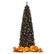 Alt View 18. Costway - 7ft Pre-lit PVC Christmas Pencil Tree w/ 350 LED Lights - Black.