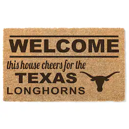 Jardine - Texas Longhorns 18" x 30" Welcome Doormat - Brown
