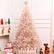 Alt View 11. Costway - 7ft Artificial Christmas Tree Hinged Full Fir Tree Metal Stand - Pink.