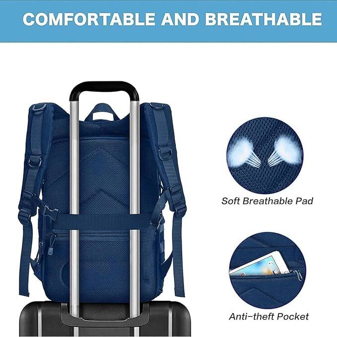 COMFORTABLE AND BREATHABLE

Soft Breathable Pad

Anti-theft Pocket