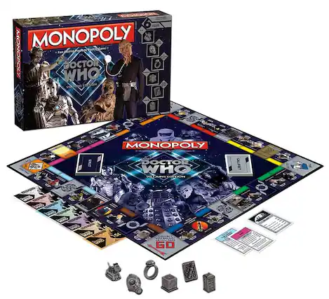 MONOPOLY
Fast-Dealing Property Trading Game
DOCTOR WHO
VILLAINS EDITION
MONOPOLY
DOCTOR WHO
VILLAINS EDITION
GALLERY