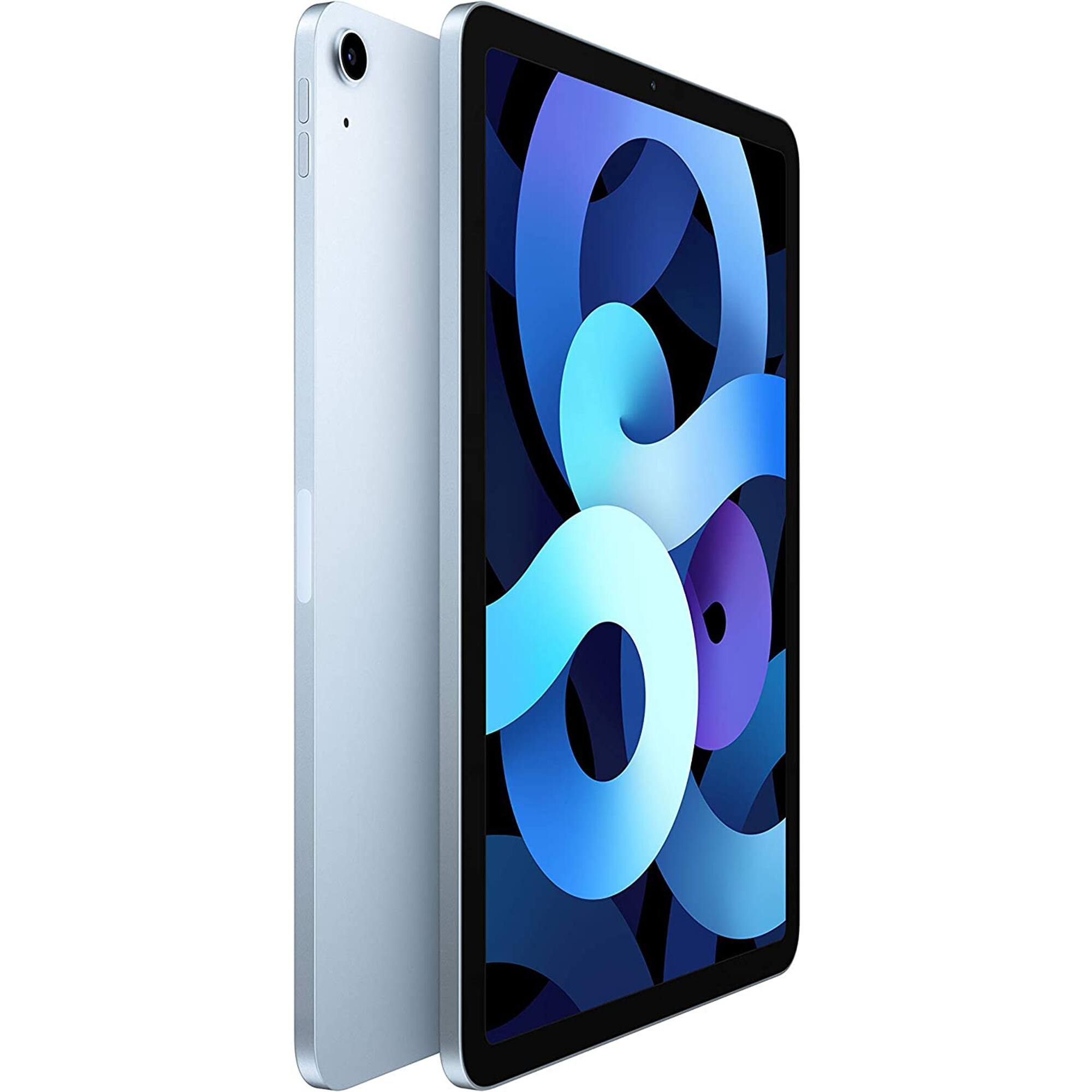 Alt View 1. Apple - Certified Refurbished - Apple 10.9-Inch iPad Air - (4th Generation) Wi-Fi + Cellular - 256GB - Blue.