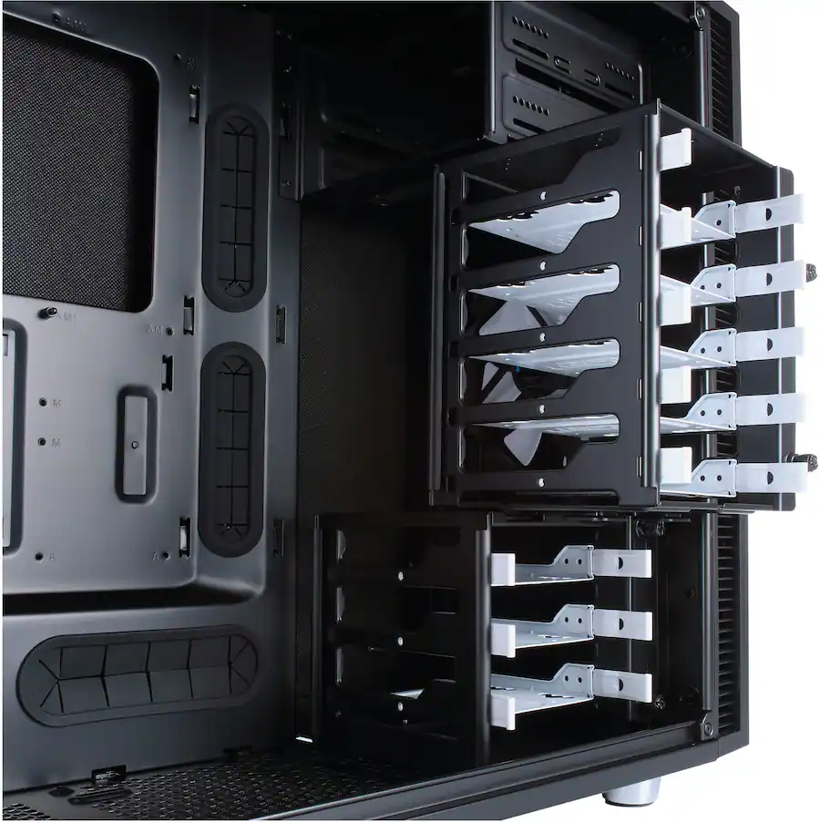 Fractal Design Define R5 Black Silent ATX Mid Tower PC Case Black FD-CA ...