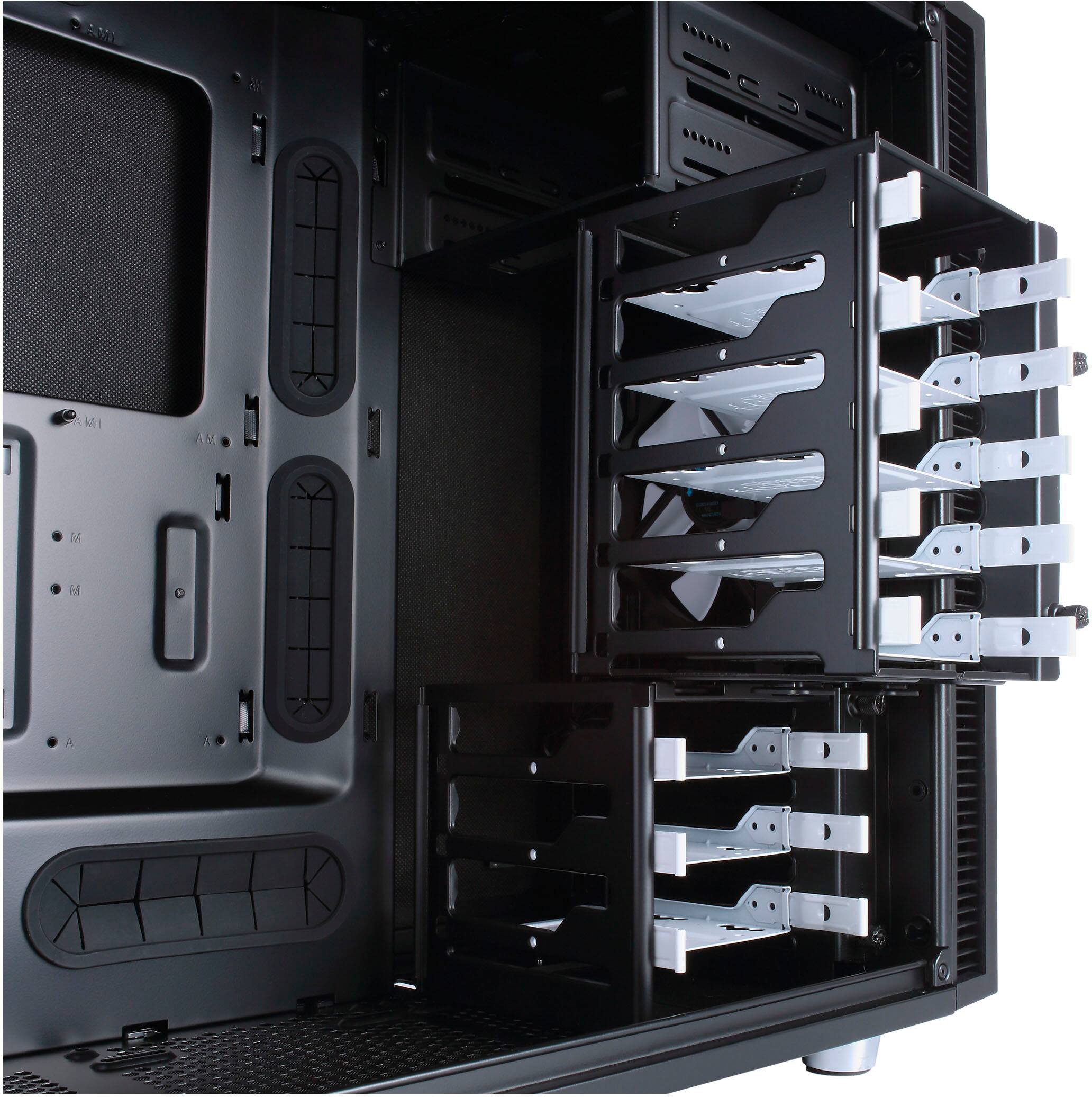 Alt View 25. Fractal Design - Define R5 Black Silent ATX Mid-Tower PC Case - Black.