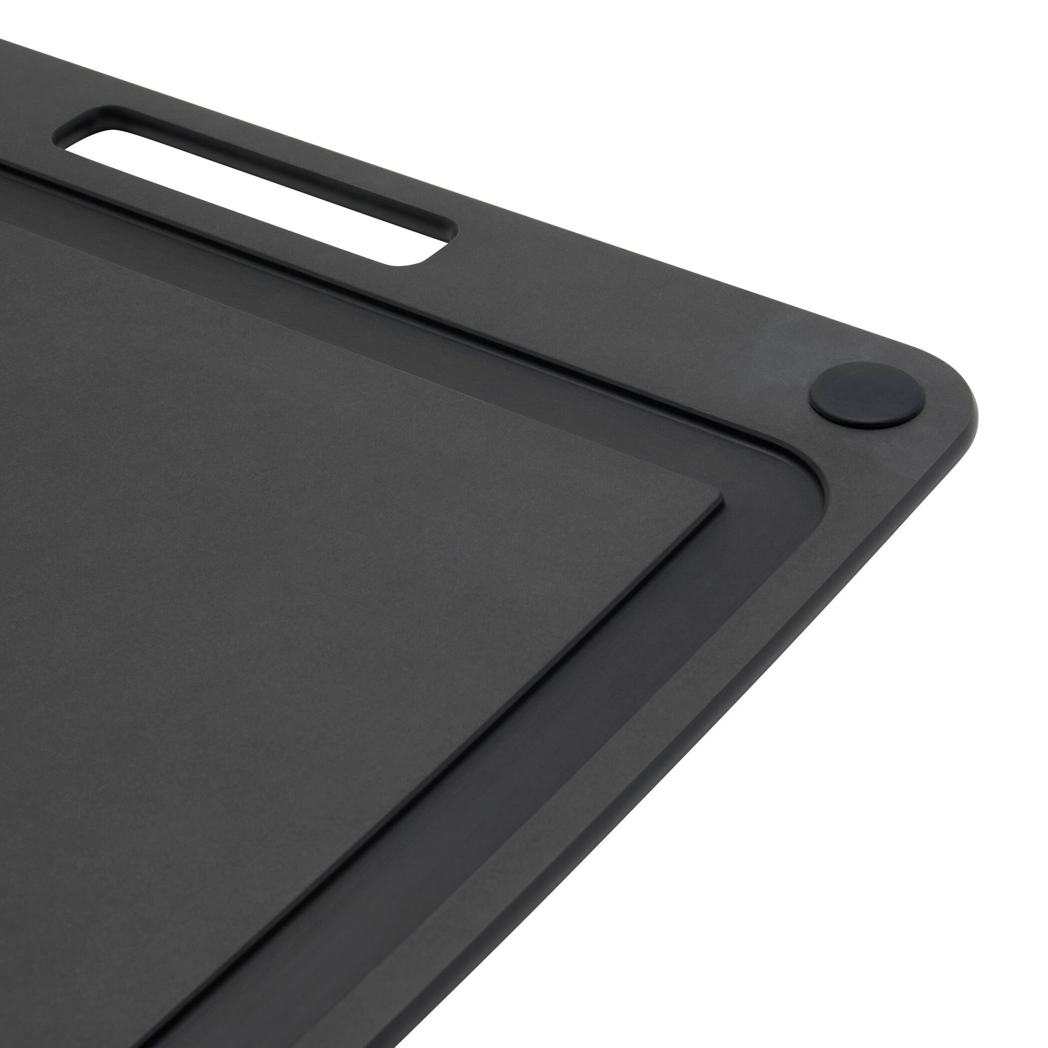 Alt View 2. ZWILLING - ZWILLING Plant Fiber 17-in x 13-in Non-Slip Cutting Board - Slate - Slate.