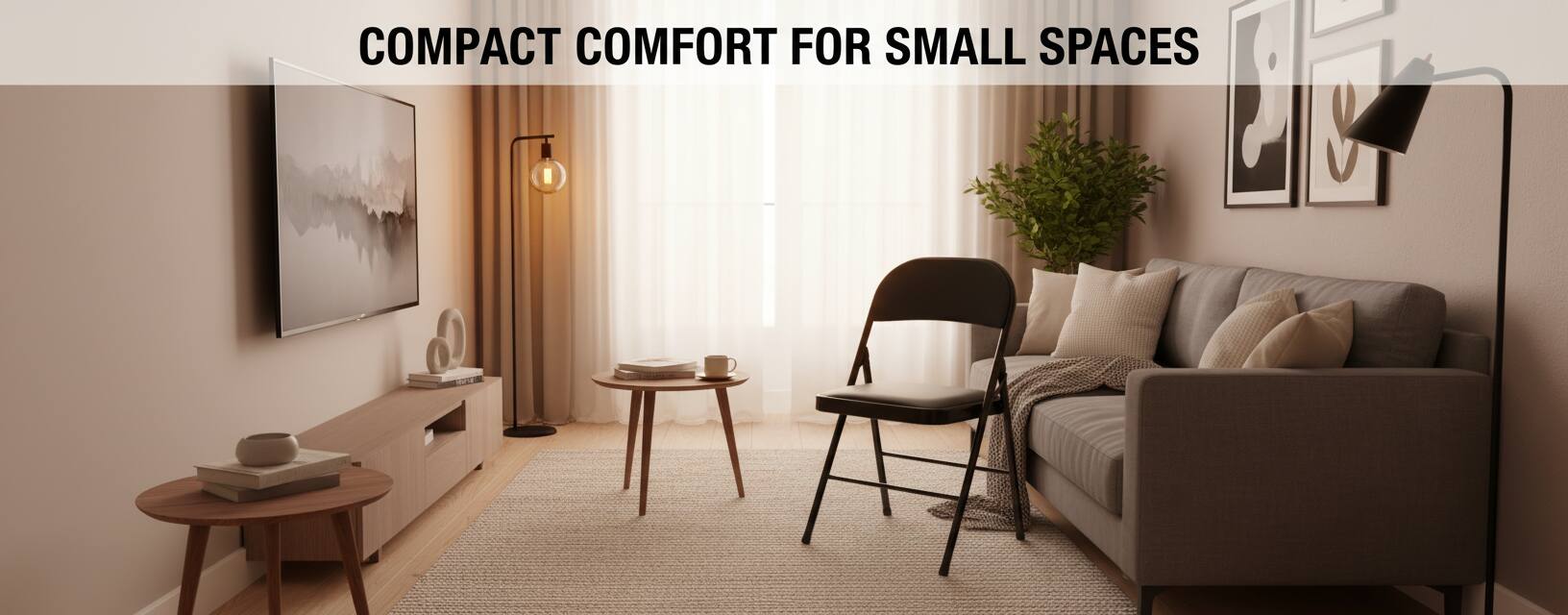 COMPACT COMFORT FOR SMALL SPACES