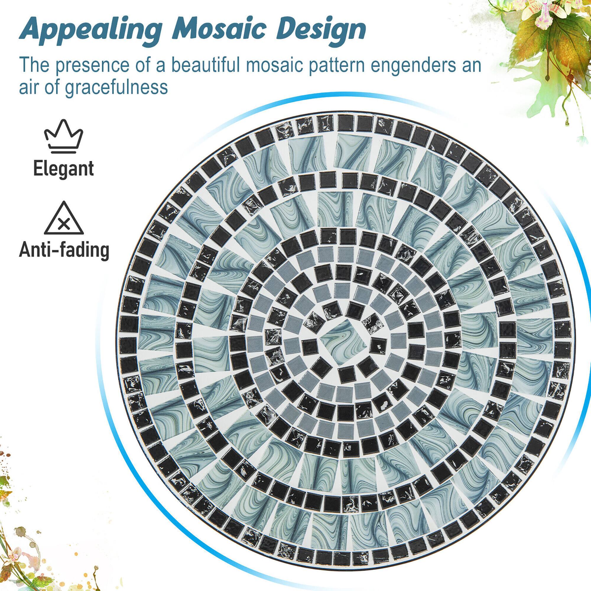 Appealing Mosaic Design

The presence of a beautiful mosaic pattern engenders an air of gracefulness

Elegant  
Anti-fading