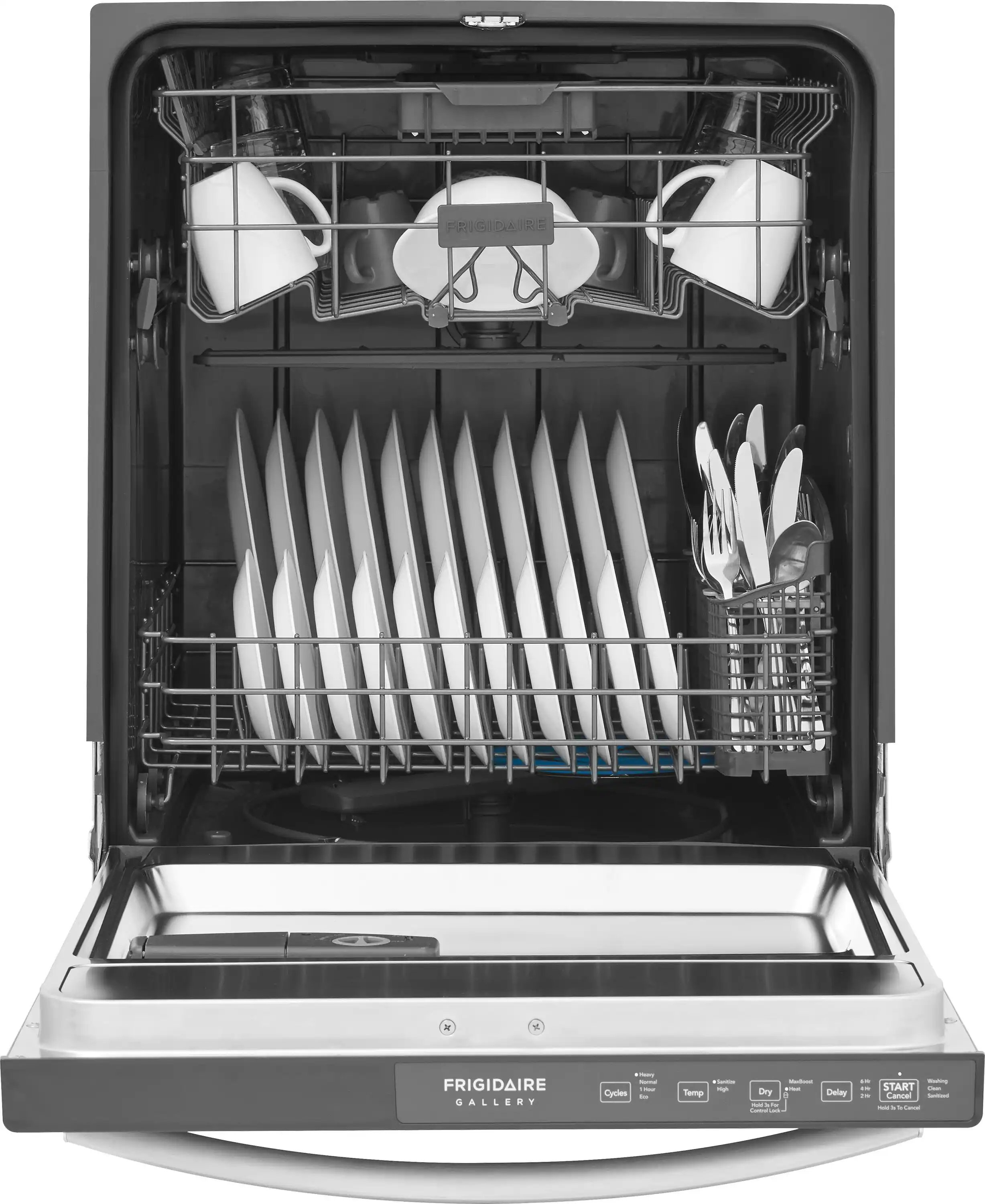 FRIGIDAIRE GALLERY

- Cycles
- Temp
- Dry
- Delay
- START
- Cancel
