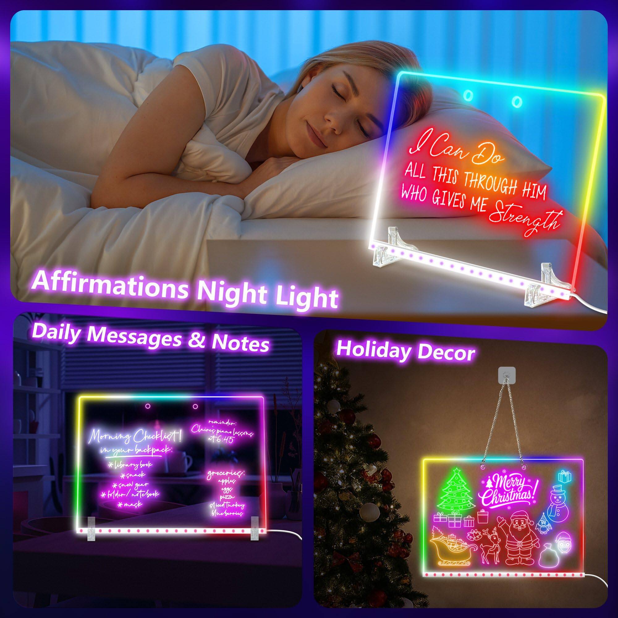 Affirmations Night Light

I Can Do ALL THIS THROUGH HIM WHO GIVES ME Strength

Daily Messages & Notes

Morning Checklist!
- Make bed
- Brush teeth
- Eat breakfast
- Get dressed
- Pack backpack
- Walk dog

Holiday Decor

Merry Christmas!